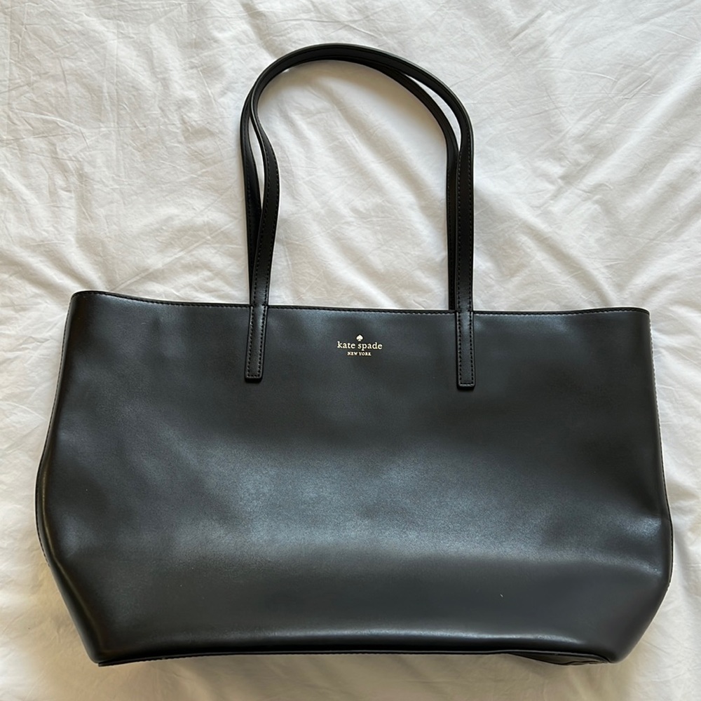 Kate Spade Black Leather Tote